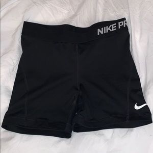 nike pro spandex shorts